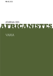 Journal des africanistes n.92/2