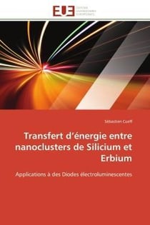 Transfert d'energie entre nanoclusters de silicium et erbium - applications a des diodes electrolumi