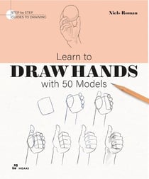 Learn to draw hands with 50 models