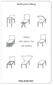 Almost 100 chairs for 100 people