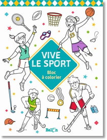 Vive le sport - bloc à colorier