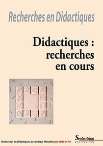 Didactiques - recherches en cours