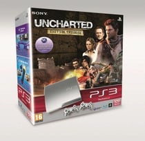 Pack PS3 (320Go) silver & uncharted trilogy
