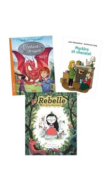 MHF - La Méthode Heuristique de Français : l'enfant dragon, la première flamme - Rebelle au bois charmant - mystère et chocolat
