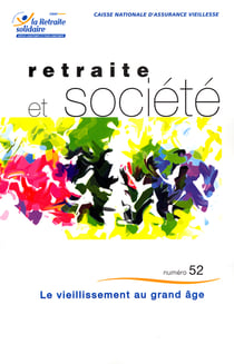 Le vieillissement au grand âge n 52 octobre 2007