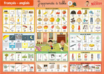 J'apprends à table avec le petit nicolas t.8 - français-anglais