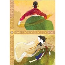 Korean dancers dotted hardcover journal
