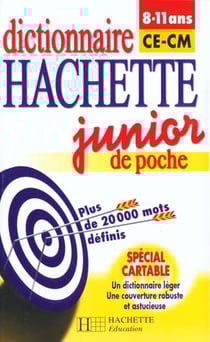 Dictionnaire Hachette junior de poche - CE/CM - 8/11 ans