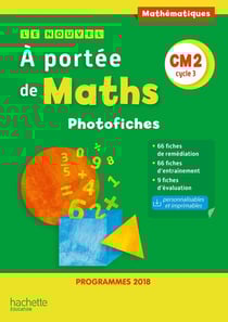 Le nouvel à portée de maths : CM2 - photofiches + CD (édition 2019)