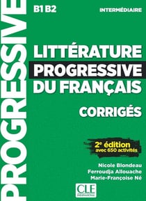 Litterature progressive du francais intermediaire corriges 2ed (édition 2019)
