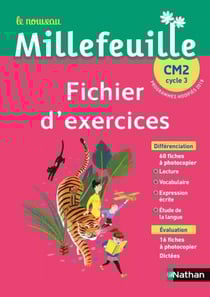 MILLE-FEUILLES : français - CM2 - fichier d'exercices (édition 2019)