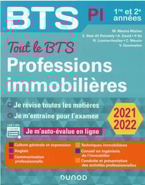 BTS : tout le BTS professions immobilières - 1re et 2e années (édition 2021/2022)