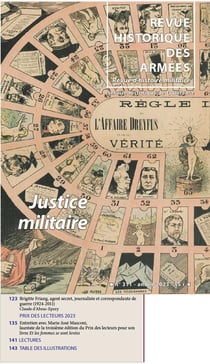 N° 311 La justice militaire : Revue d'histoire militaire