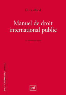 Manuel de droit international public