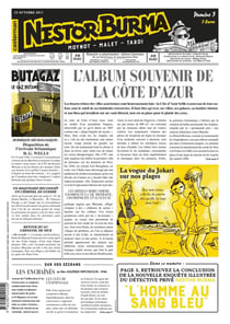 Journal de Nestor Burma - l'homme au sang bleu n.3