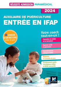 Réussite admission : entrée en IFAP - auxiliaire de puériculture (édition 2024)