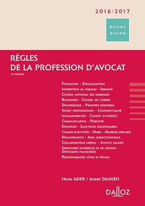 REGLES DE LA PROFESSION D'AVOCAT.