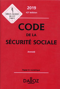 CODE DE LA SECURITE SOCIALE 2019