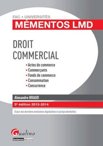 Droit commercial (édition 2013-2014)