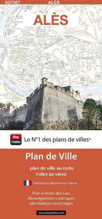 Alès : plan de ville (édition 2024)