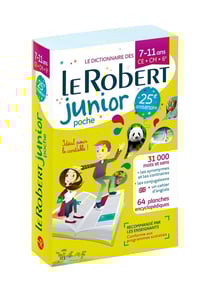 Dictionnaire Le Robert junior - 7/11 ans - CE, CM, 6e (édition 2018)