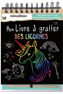Mon livre à gratter des licornes