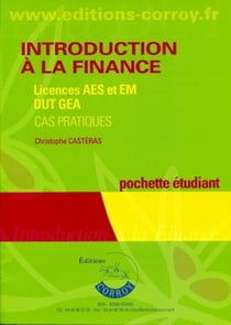 Introduction à la finance - licences aes et em, dut gea - pochette étudiant