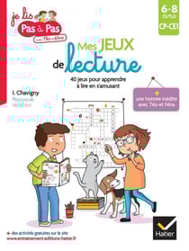 Mes jeux de lecture - CP-CE1 - 40 jeux pour apprendre à lire en s'amusant