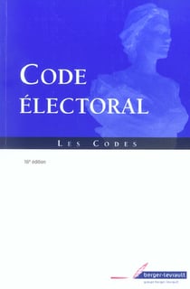 Code electoral 16e edition (16e édition)