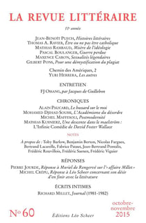 LA REVUE LITTERAIRE n.60