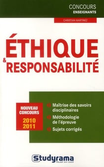 Éthique et responsabilité : concours enseignants (CRPE/CAPES/CAPET/CAPEPS) - catégorie A