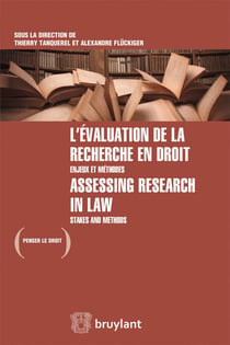 L'évaluation de la recherche en droit - enjeux et méthodes