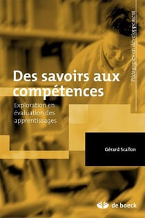 Des savoirs aux compétences - exploration en évaluation des apprentissages