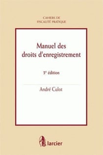 Manuel des droits d'enregistrement