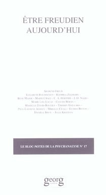 Etre freudien aujourd'hui psy n 17