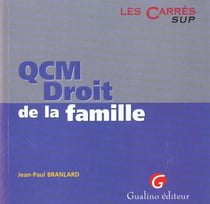Qcm. droit de la famille