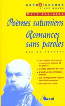 Poèmes saturniens - Romances ... - Verlaine