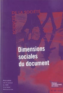 Dimensions sociales du document