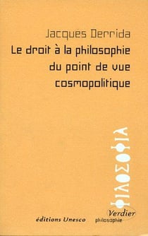 Le droit à la philosophie du point de vue cosmopolitique