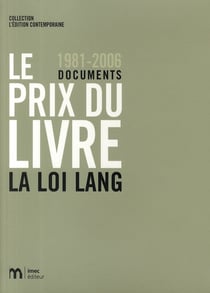 Le prix du livre, 1981-2006 - la loi lang