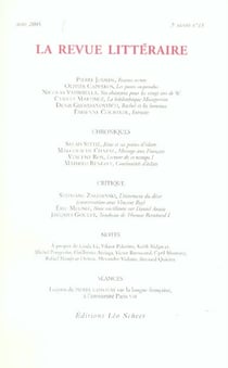 LA REVUE LITTERAIRE n.13 : avril 2005