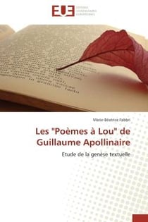 Les "poemes a lou" de guillaume apollinaire