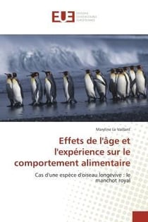 Effets de l'age et l'experience sur le comportement alimentaire