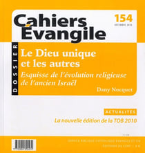 CE-154. Le Dieu unique et les autres
