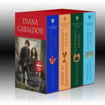 OUTLANDER BOXED SET: OUTLANDER - OUTLANDER, DRAGONFLY IN AMBER, VOYAGER, DRUMS OF AUTUMN