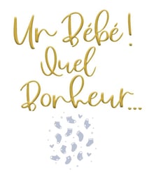 UN BEBE ! QUEL BONHEUR...