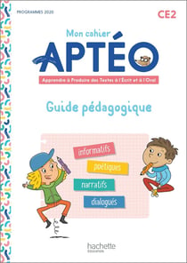 Mon cahier Aptéo : français - CE2 - guide pédagogique