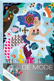 Sequins à clouter sirènes - boîte avec accessoires