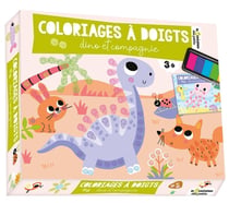 Coloriages à doigts dino et compagnie