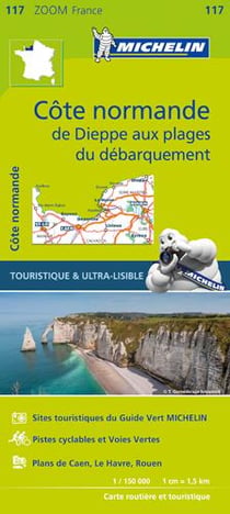 Cartes Zoom n.117 : Côte normande - de Dieppe aux plages du débarquement